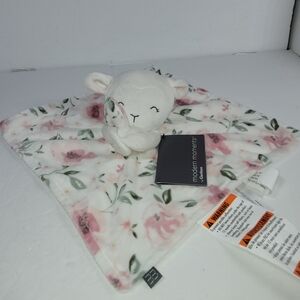 Gerber Modern Moments Pink Floral Lamb Blanket Lovey